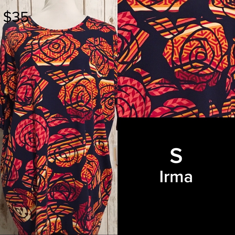 Abstract Rose Print Irma